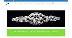 Desktop Screenshot of maxwells-auctioneers.co.uk